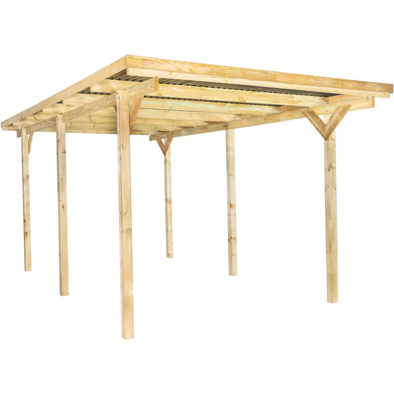 Hoge Kwaliteit Pergola carport in legno 300x500 cm pali 9x9 cm