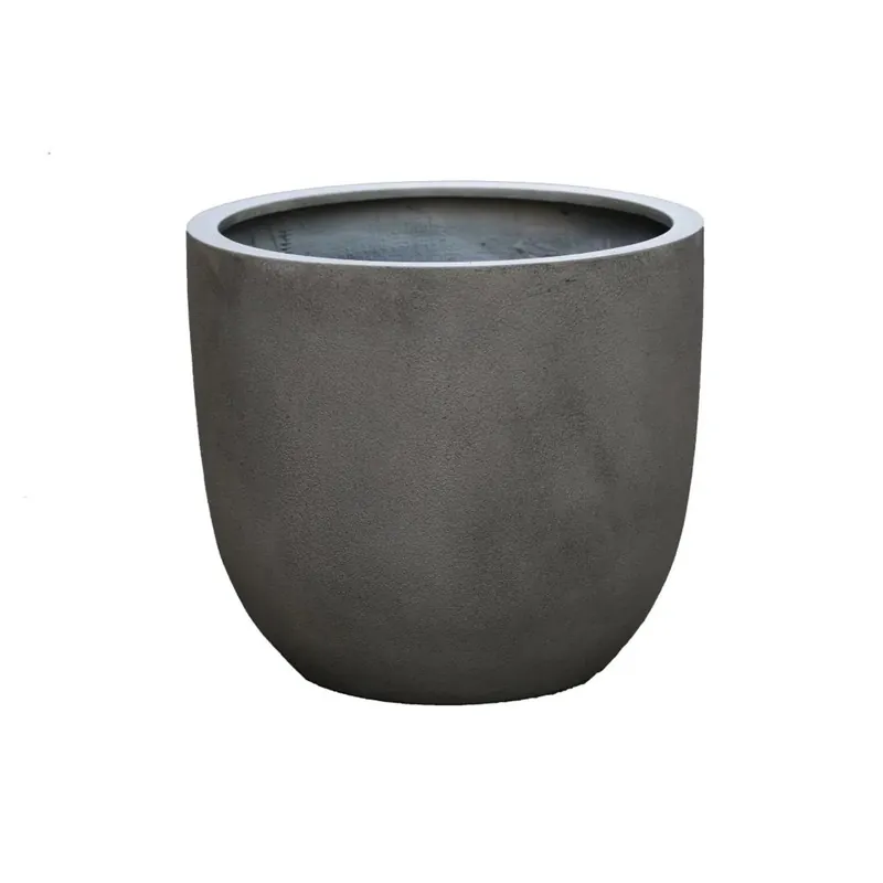 Vaso Fiberstone tondo sabbia 29x29x27 cm Nu Kopen