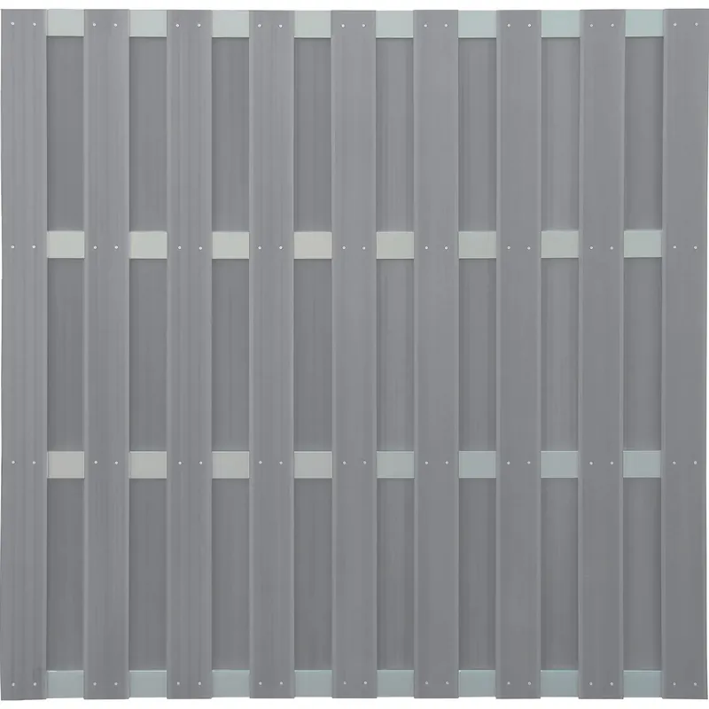 Bestel Nu Pannello frangivista in WPC 180x180 cm grigio chiaro
