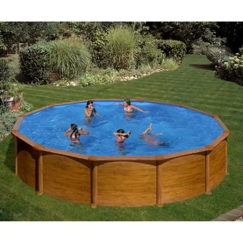 Exclusieve Aanbieding Piscina fuori terra rigida in acciaio legno Gre Ø 350 x H 132 cm