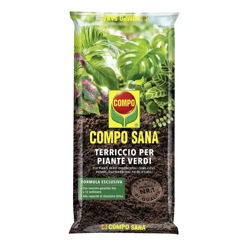 Koopje Terriccio per piante verdi Compo Sana 10 l