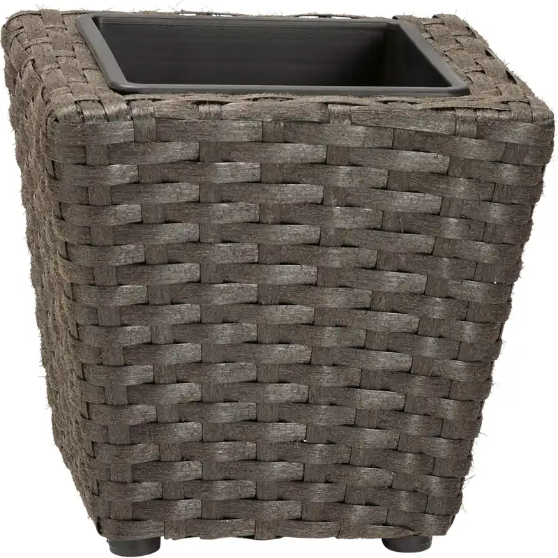 Coprivaso conico 17 cm x 17 cm antracite Premium