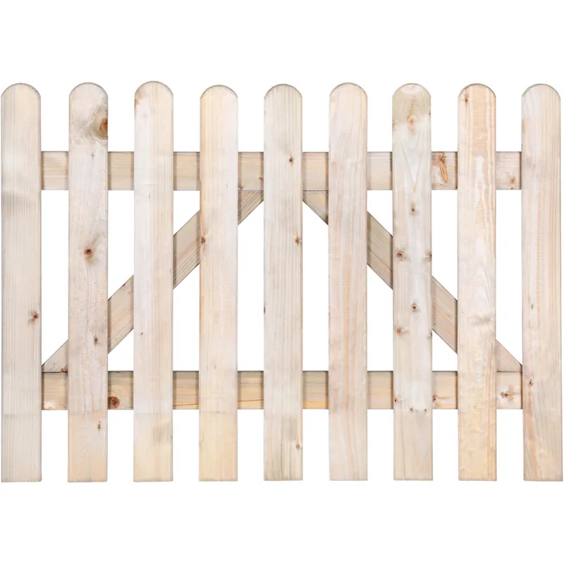 Direct Beschikbaar Cancello in legno dritto 100x70 cm