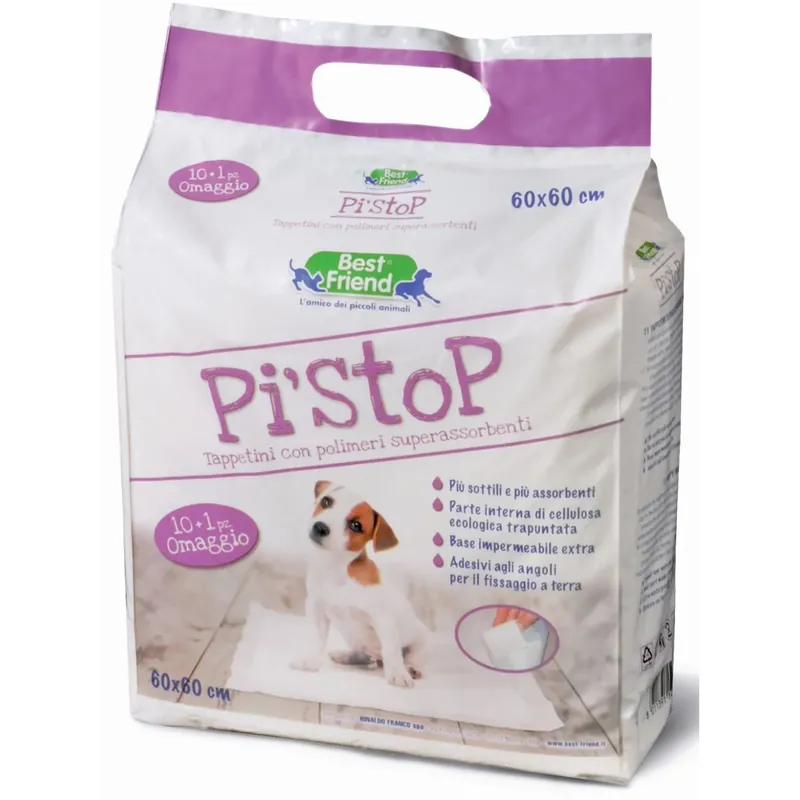 Tappetini igienici assorbenti Pi-Stop 60x60 cm 11 pz Must-Have