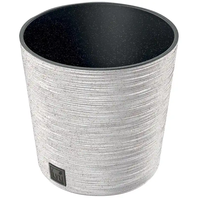 Gratis Retour Vaso Furu Eco Wood in plastica 30x29 cm Bianco