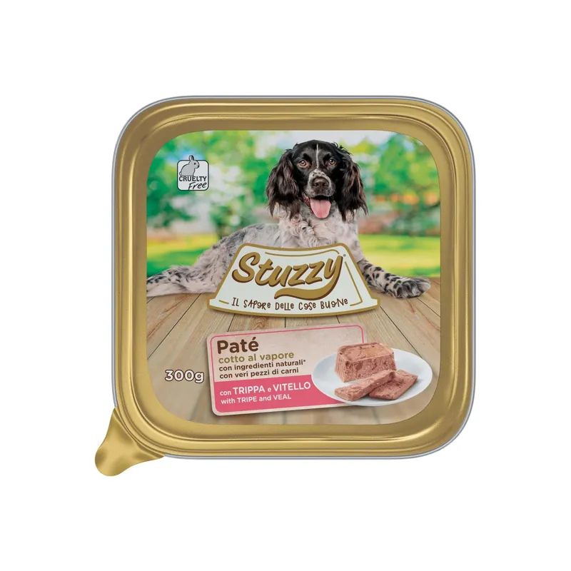 Cibo umido per cani Stuzzy con Trippa e Vitello paté 300 g Nieuw