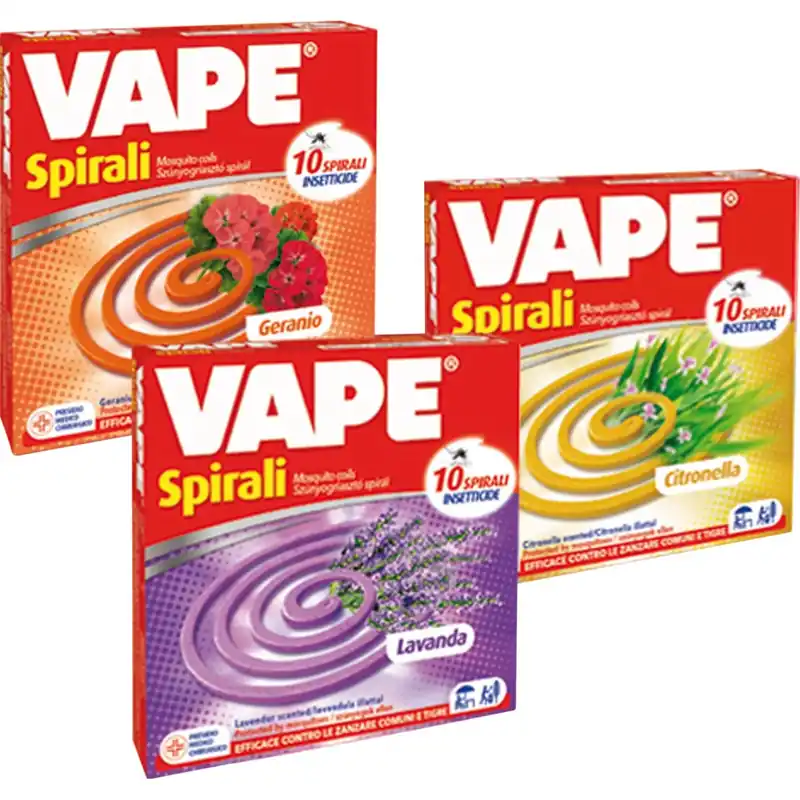 Meest Verkocht Antizanzare spirali profumate Vape