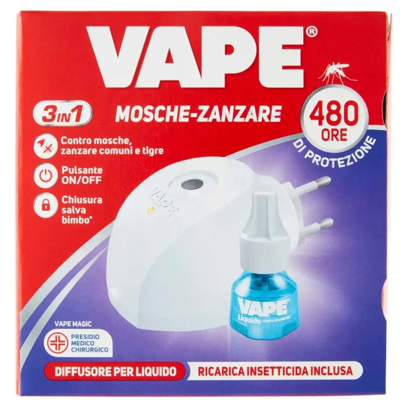 Diffusore liquido Vape Magic contro mosche e zanzare 22 ml Direct Verzonden