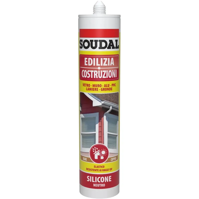 Nieuw Silicone neutro per edilizia rame 300 ml