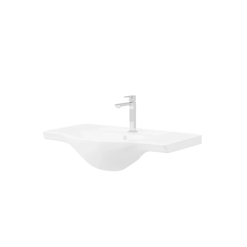 Lage Kosten Lavatoio ceramica 75 cm bianco