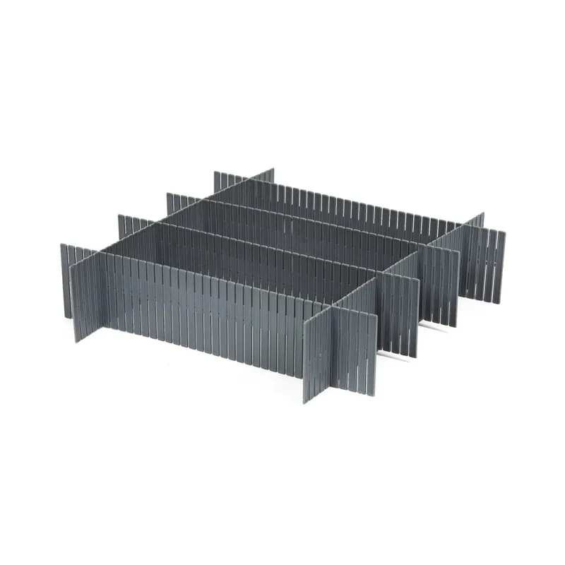Organizer modulare grigio set 6 pz Nieuw