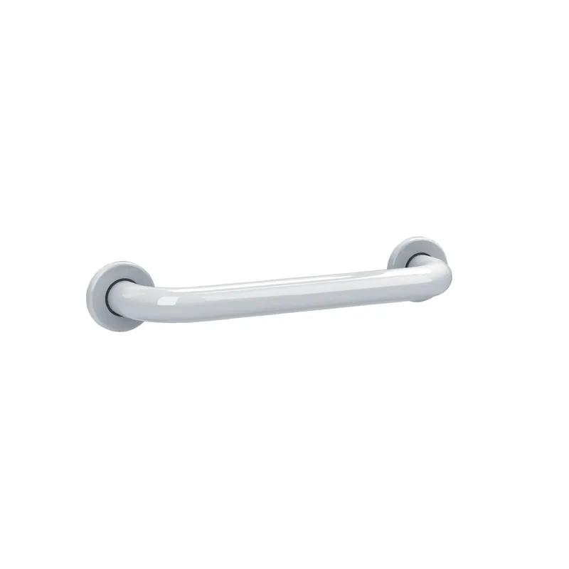 Maniglione lineare in acciaio laccato 30 cm bianco Alleen Vandaag