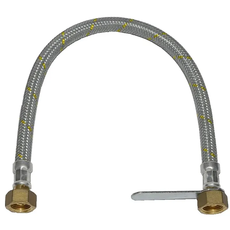 Flessibile per gas liquido con levette 1/2" FF x 80 cm Betaalbaar