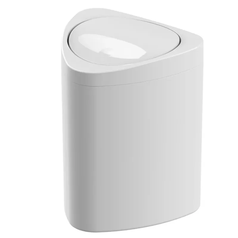 Cestino da bagno Pitagora in polipropilene 5 l bianco Koopje