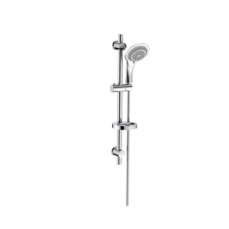 Exclusieve Aanbieding Set saliscendi Menelao in metallo con portasapone cromo
