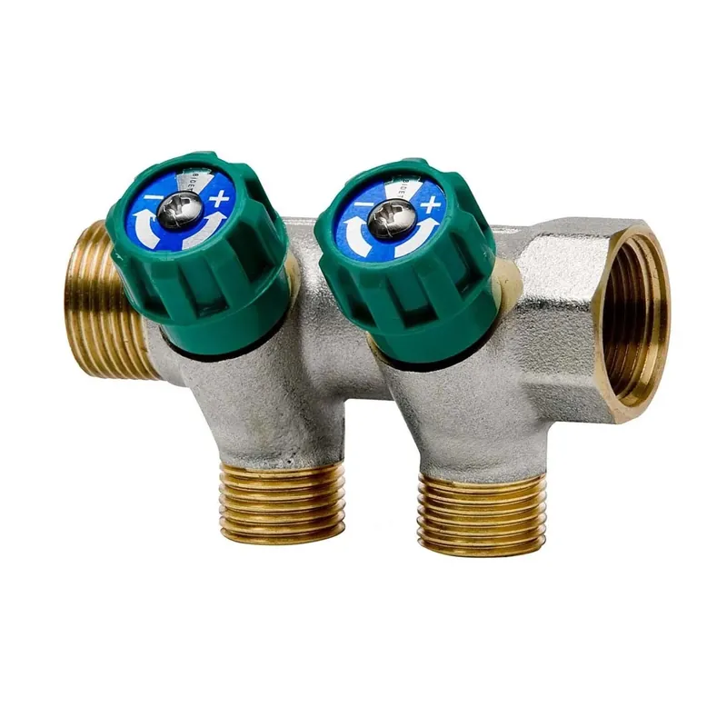 Collettore con vitone Ø3/4x1/2 2 attacco Shop Nu