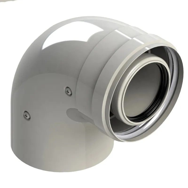 Uitverkoop Curva universale coassiale 90°