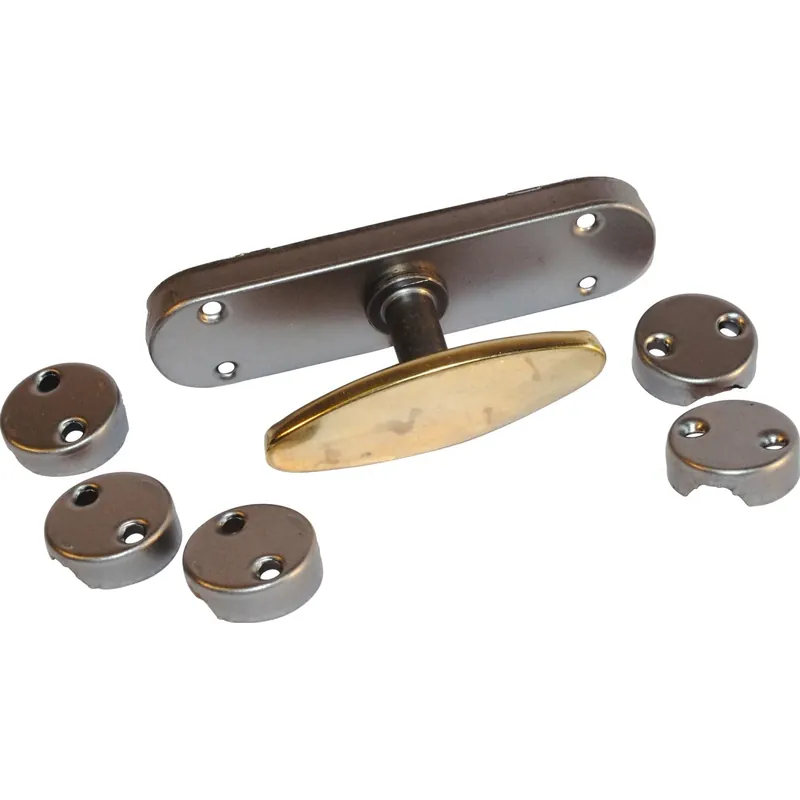 Merkproduct Maniglia cremonese per serramenti esterni in ferro ottonato 125 mm x 32 mm