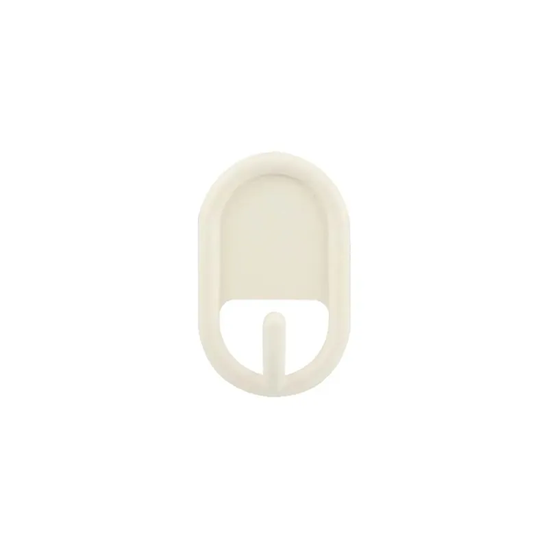 Speciale Aanbieding Gancio adesivo in plastica bianco 1 pz