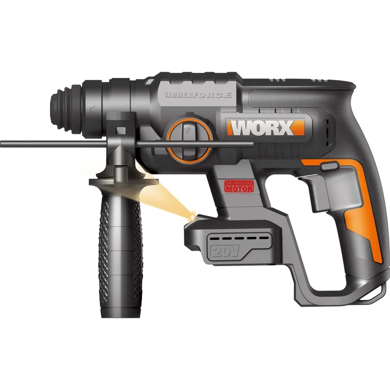 Direct Verzonden Martello demolitore a batteria Brushless Worx WX381 da 20 V 1.350 giri/min