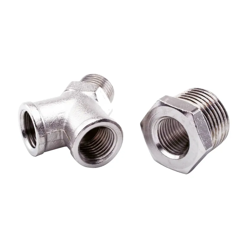Tijdelijk Beschikbaar Raccordo a 3 vie 6 mm x 1/4" F - 6 mm x 1/4" M - 12 mm x 1/2" M