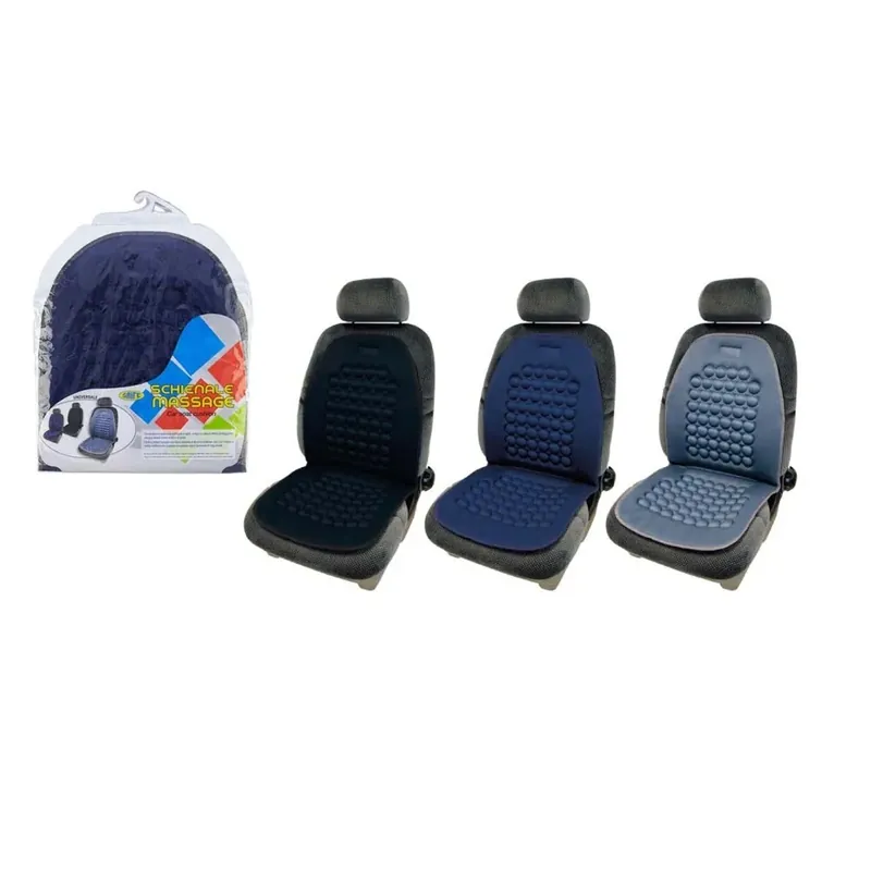 Coprisedile per auto Bolle Massage grigio/nero/blu Op = Op