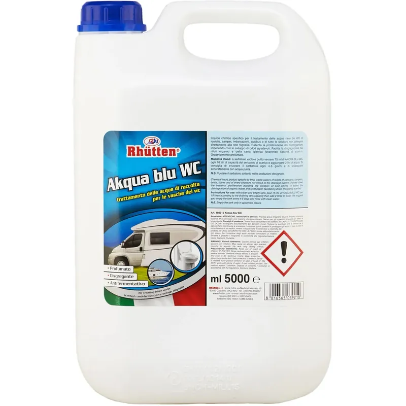 Rhutten Akqua blu wc 5 l camper Weekendaanbieding