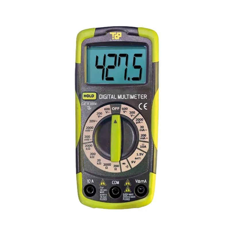 Multimetro digitale professionale tensione AC/DC 600V Corrente DC 10A Hoge Kwaliteit