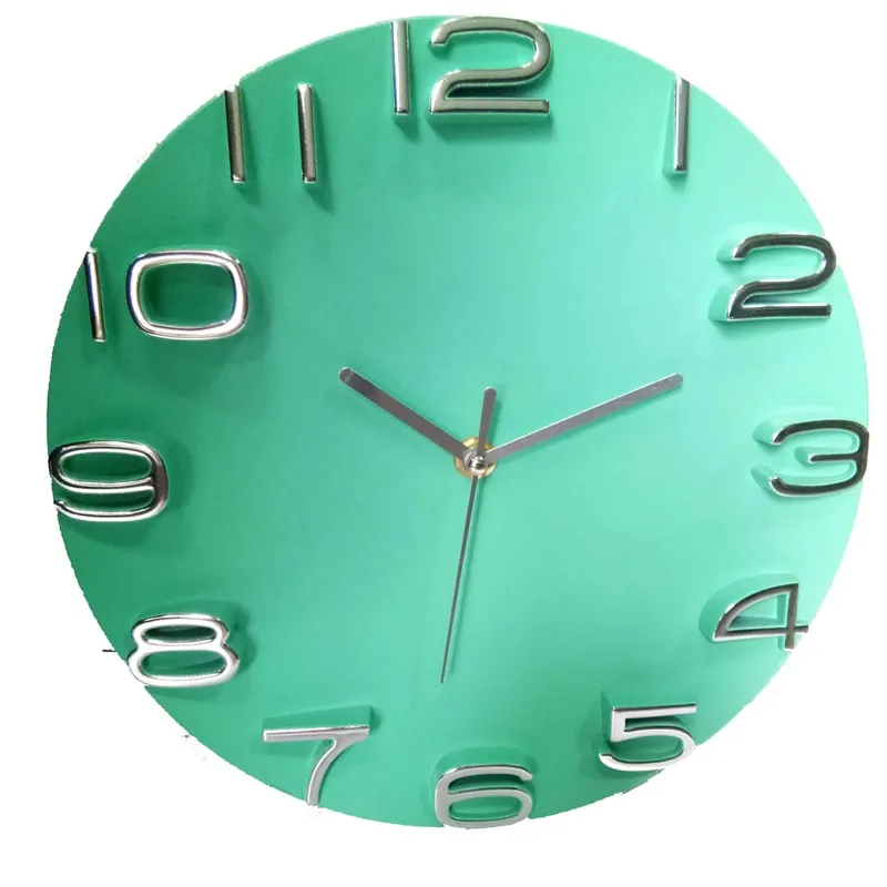 Uitverkoop Orologio da parete Algol verde-acqua Ø 25 cm