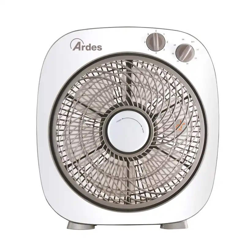 Beperkte Voorraad Ventilatore da tavolo Ardes Box Floor 6 pale Ø 26 cm bianco