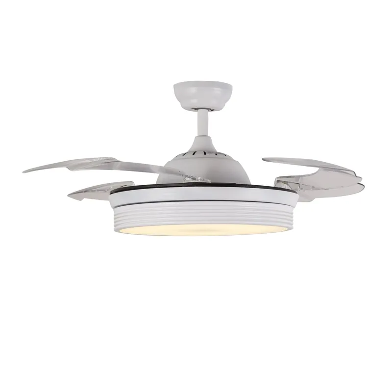 Ventilatore a soffitto 4 pale Ø106 retrattili LED Zephir Zfl4106b Gereduceerde Prijs