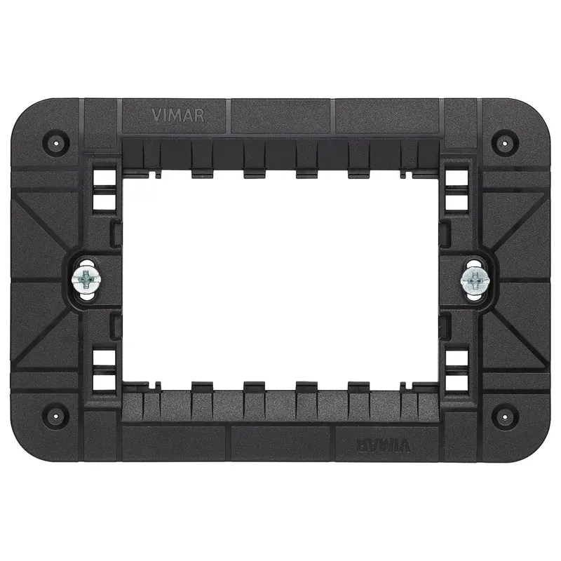 Veilige Betaling Supporto tre moduli Vimar con viti per scatole