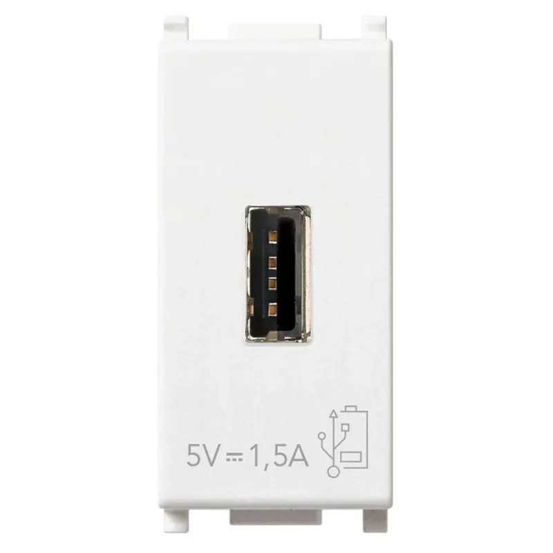 Nieuw Unità alimentazione USB Vimar 5V1,5A 1M bianco