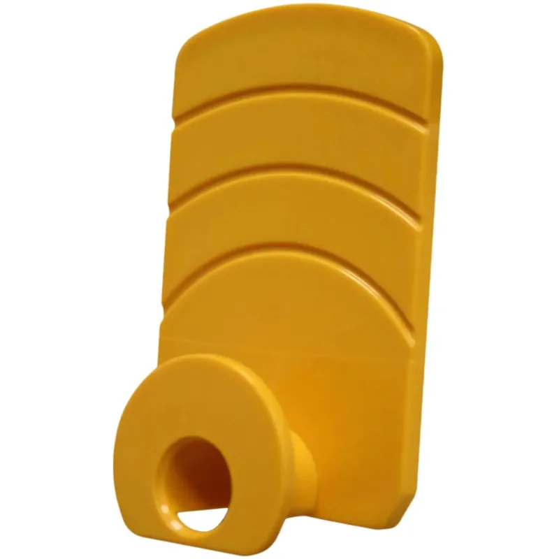 Koop Vandaag Gancio adesivo in plastica rettangolare giallo