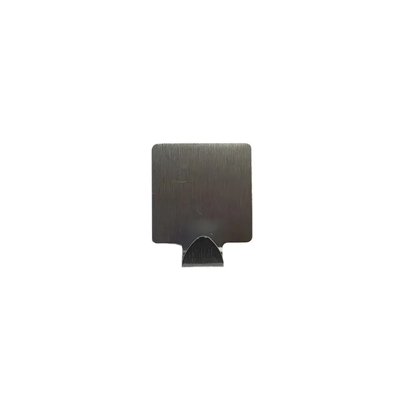 Premium Ganci adesivi in acciaio inox 5 x 5,5 x 3,5 cm 2 pezzi