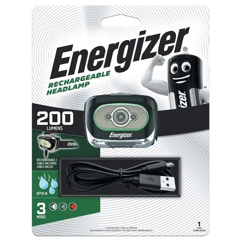 Torcia da testa Energizer ricaricabile Op = Op