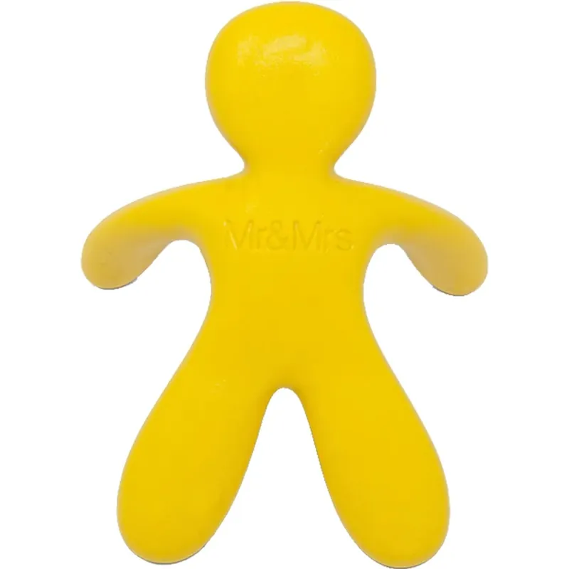 Profumatore auto alla vaniglia omino giallo Joy 5x7 cm Nieuw