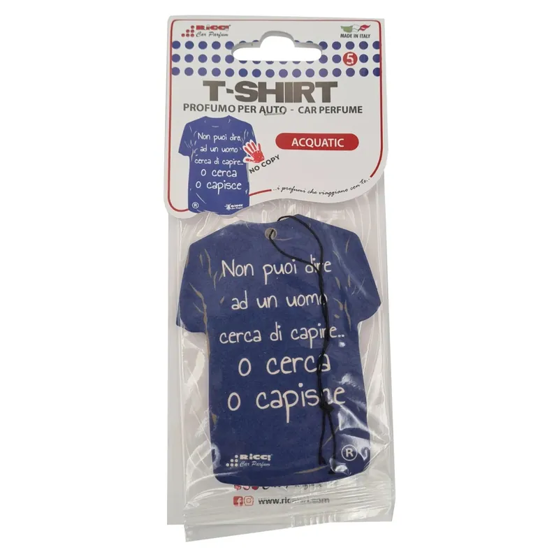 Profumatore auto aquatic con frase "Non puoi dire." Uitverkoop