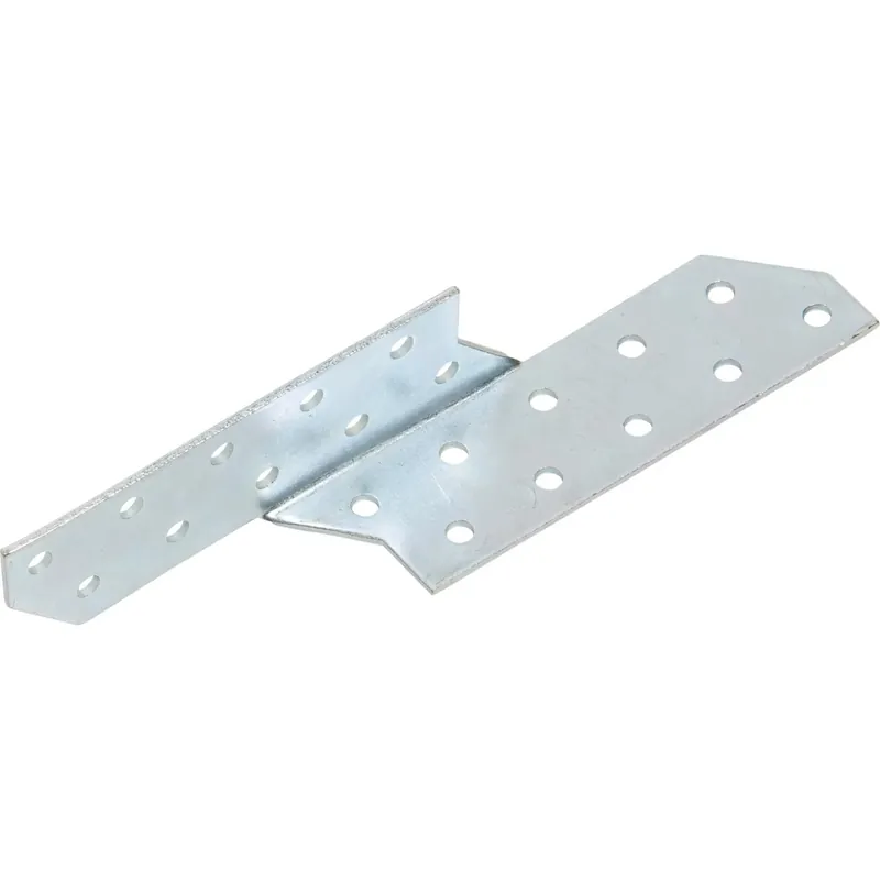 Korting Ancoraggio arcareccio travetto destra zincato 32x32x170 mm bianco 10 pz