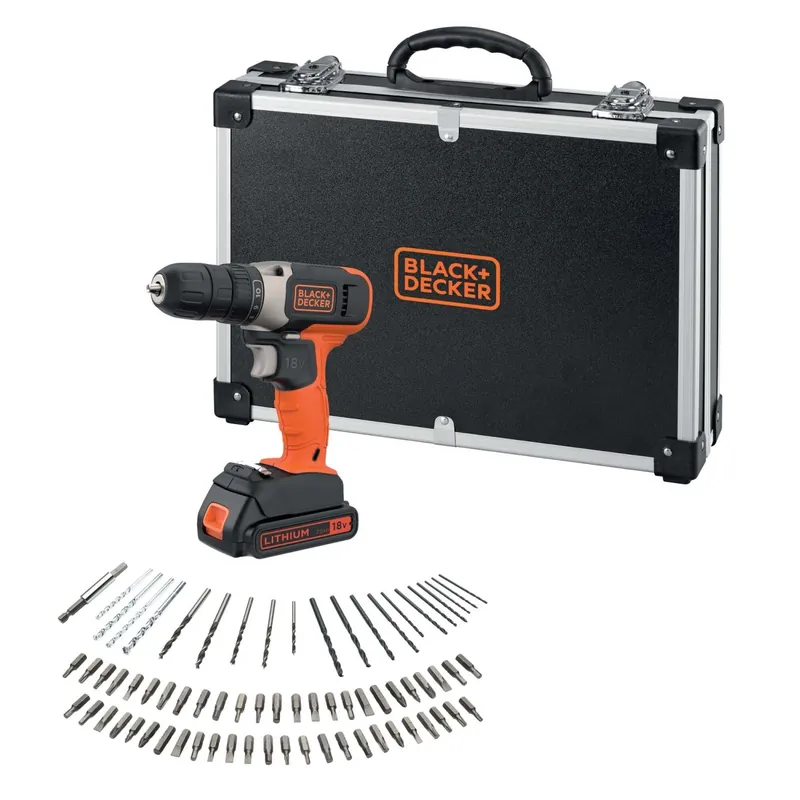 Gecertificeerd Trapano avvitatore a batteria Black+Decker 18 V 1,5 Ah