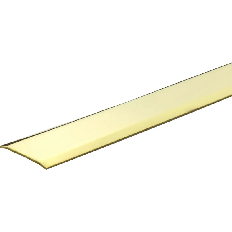 Coprigiunto adesivo Piattobras in ottone 2,2 mm x 38 mm x 2700 mm Direct Beschikbaar