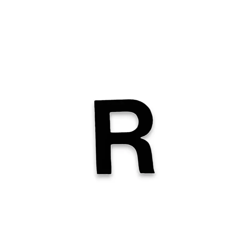 Lettere e numeri adesivi Letterfix nero 568 pz Beperkt Aanbod