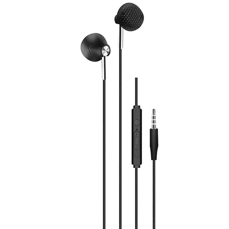 Finale Uitverkoop Cuffiette stereo Nero con microfono controller e connettore jack 3.5 pollici