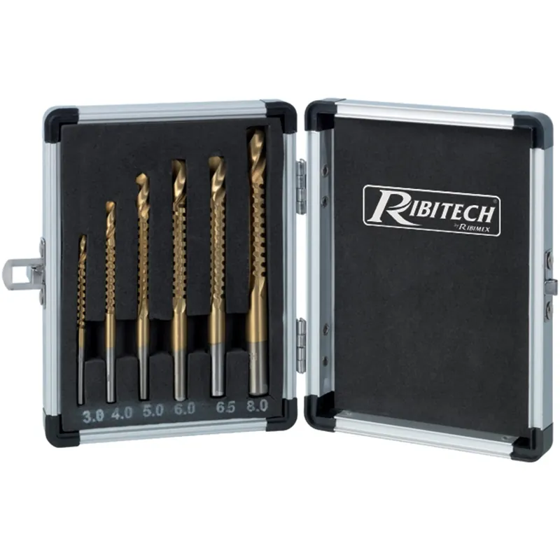 Speciale Aanbieding Set di 6 punte per trapano Ribimex multifunzione Ø 3-4-5-6-6,5-8 mm
