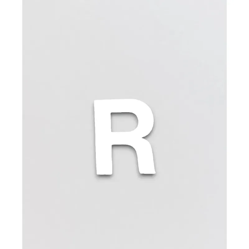 Lettere e numeri adesivi Letterfix bianco 568 pz Direct Beschikbaar