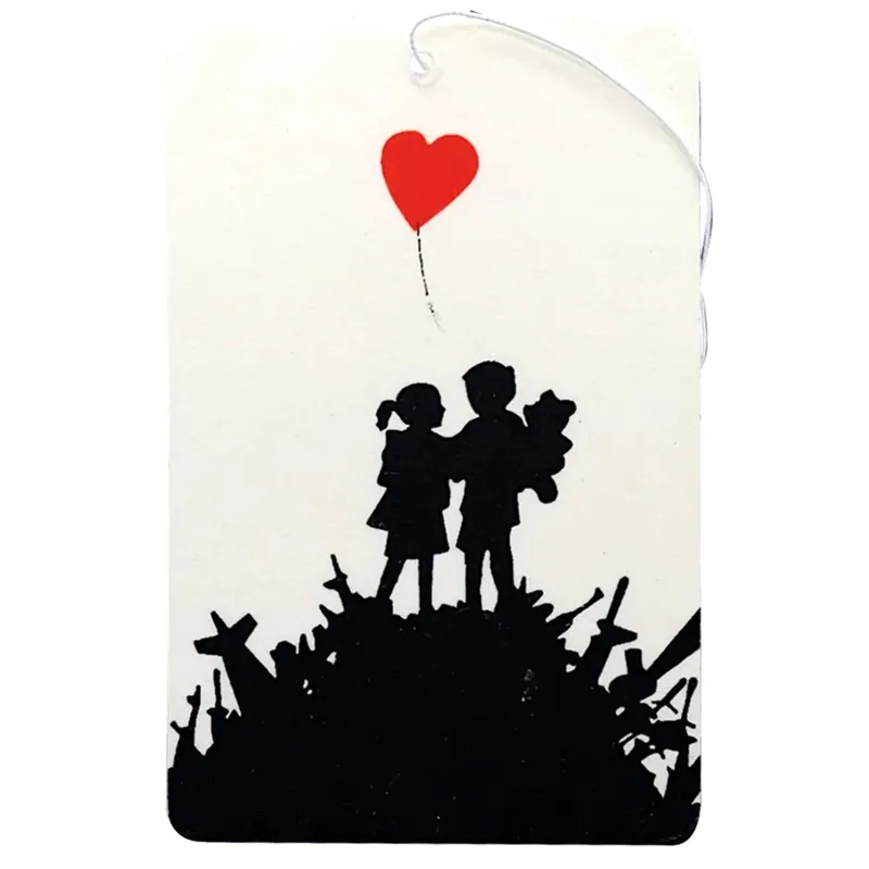 Profumatore auto Banksy "Kids On Gun Hill" Alleen Vandaag