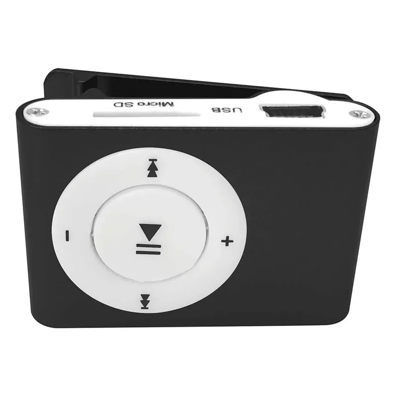 Lettore MP3 con auricolari a filo Nero Dagaanbieding