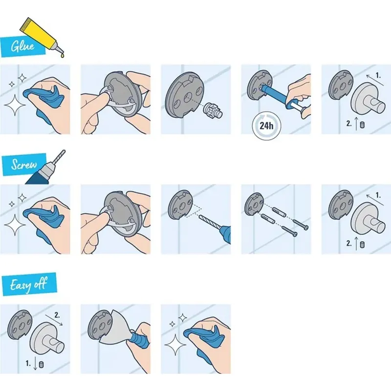 Bestseller Porta asciugamani anello metallo Grohe Quickfix Start Cube 138x111 mm