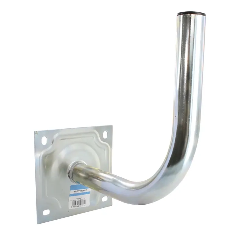 Zanca in ferro zincato a L per parabole 46 cm Finale Uitverkoop