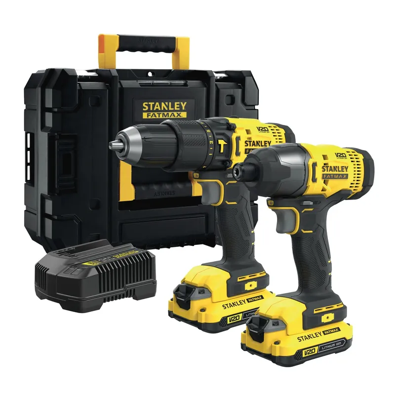 Exclusieve Aanbieding Trapano avvitatore e avvitatore ad impulsi Kit Stanley SFMCK465D2T-QW 18 V
